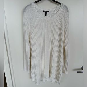 Eileen Fisher ivory long sweater - Large